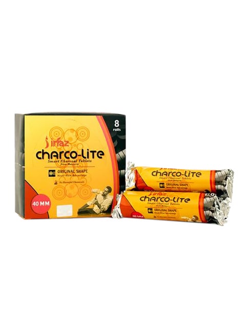 80-Piece Charco Lite Smart Charcoal Tablets Black