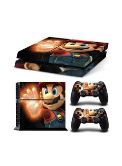 Console And Controller Sticker Set For PlayStation 4 Super Mario