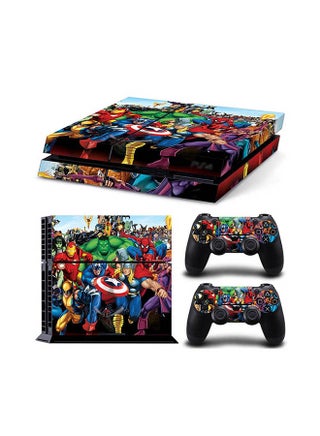 Console And Controller Sticker Set For PlayStation 4 Marvel Heroes - v1622956383/N47677146A_1