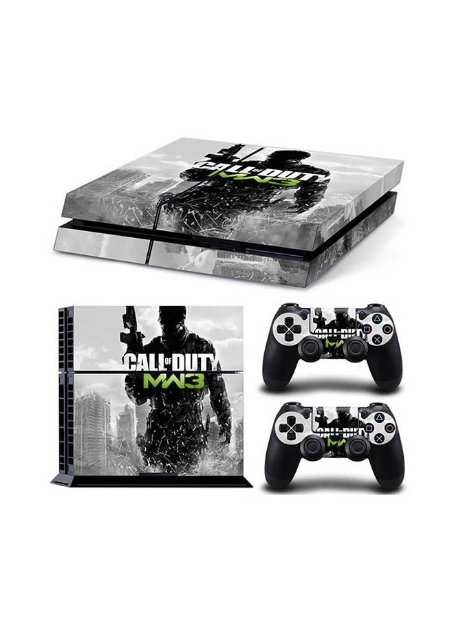 Vinyl Decal Console And Controller Sticker Set For PlayStation 4 Call of Duty 