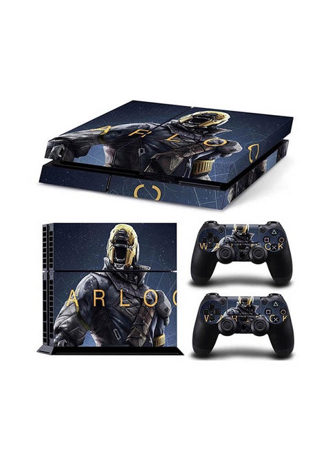 Console And Controller Sticker Set For PlayStation 4 Warlock
