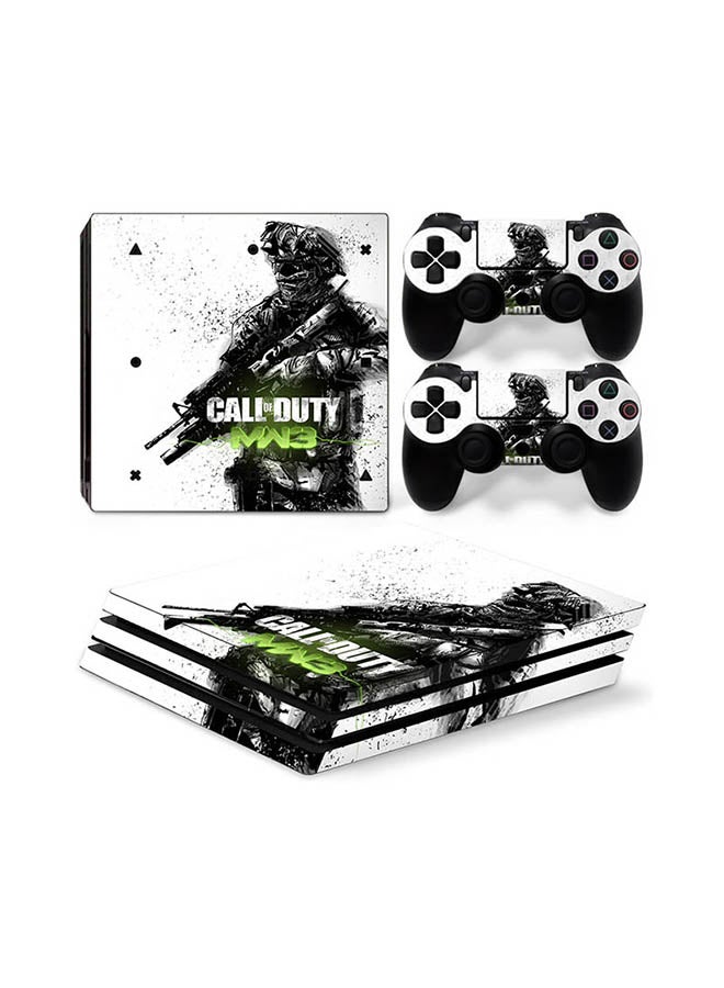 Vinyl Decal - Console And Controller Sticker Set For PlayStation 4 Pro Call of Duty - Image 1