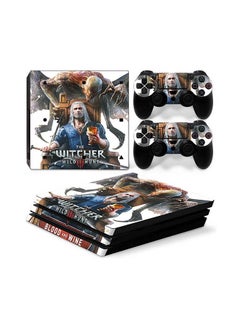 Console And Controller Sticker Set For PlayStation 4 Pro The Witcher