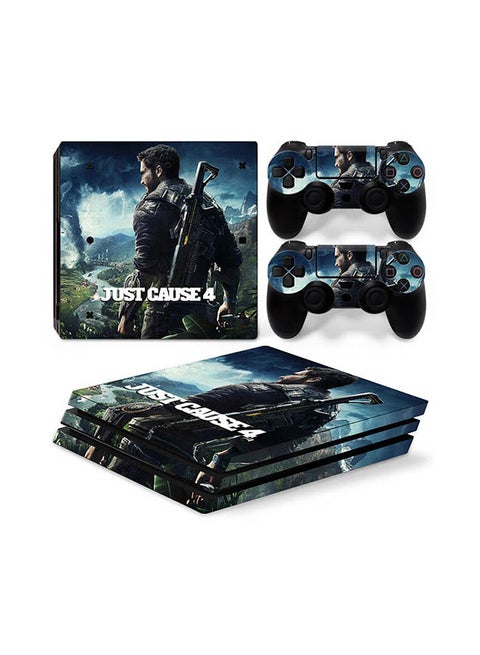 Console And Controller Sticker Set For PlayStation 4 Pro Just Cause