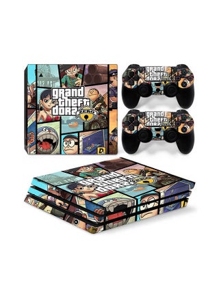 Console And Controller Sticker Set For PlayStation 4 Pro Grand Theft Auto - v1622956387/N47677218A_1