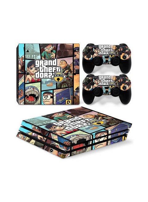 Console And Controller Sticker Set For PlayStation 4 Pro Grand Theft Auto