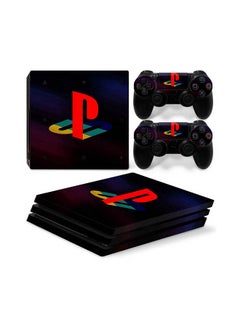 Console And Controller Sticker Set For PlayStation 4 Pro logo