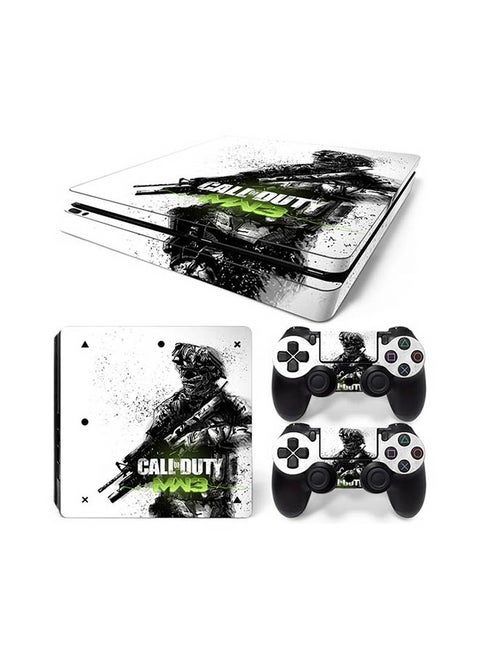 Console And Controller Sticker Set For PlayStation 4 Slim Call of Duty