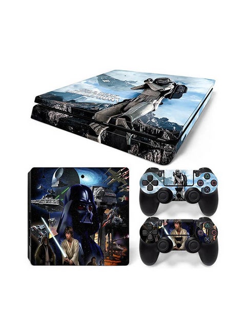 Console And Controller Sticker Set For PlayStation 4 Slim Star wars