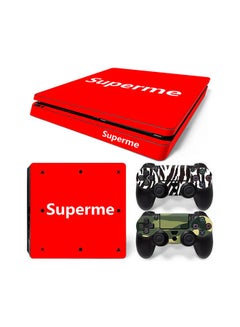 Console And Controller Sticker Set For PlayStation 4 Slim Supreme