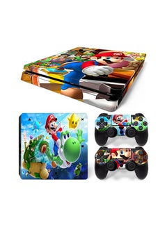 Console And Controller Sticker Set For PlayStation 4 Slim Super Mario