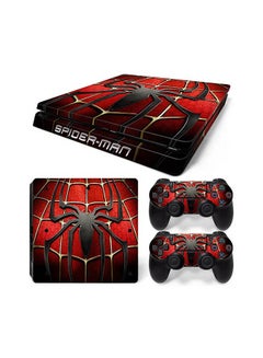 Console And Controller Sticker Set For PlayStation 4 Slim Spider Man