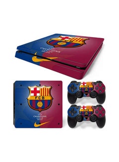 Console And Controller Sticker Set For PlayStation 4 Slim Nike FCB