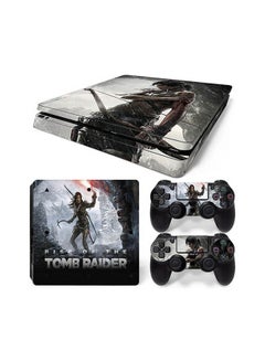 Console And Controller Sticker Set For PlayStation 4 Slim Tomb Raider