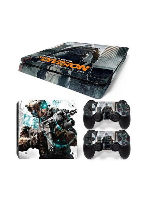 Console And Controller Sticker Set For PlayStation 4 Slim The Devision