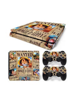 Console And Controller Sticker Set For PlayStation 4 Slim One Piece