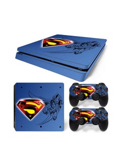 Console And Controller Sticker Set For PlayStation 4 Slim Superman