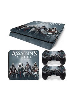 Console And Controller Sticker Set For PlayStation 4 Slim Assassin's Creed