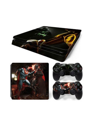 Console And Controller Sticker Set For PlayStation 4 Slim Superman VS Batman - v1622956395/N47677367A_1