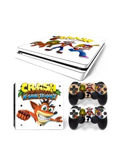 Console And Controller Sticker Set For PlayStation 4 Slim Crash