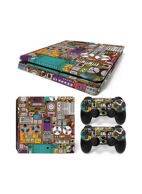 Console And Controller Sticker Set For PlayStation 4 Slim Grand Theft Auto