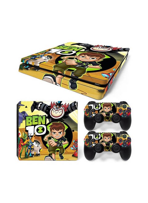 Console And Controller Sticker Set For PlayStation 4 Slim Ben