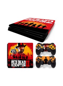 Console And Controller Sticker Set For PlayStation 4 Slim Red Dead Redemption - v1622956397/N47677391A_1