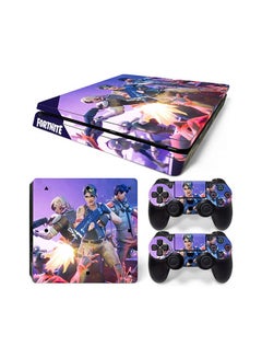 Console And Controller Sticker Set For PlayStation 4 Slim Fortnite