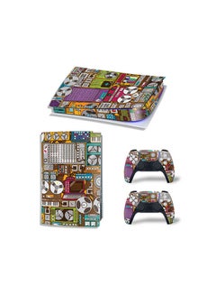 Console And Controller Sticker Set For PlayStation 5 Digital Version Grand Theft Auto