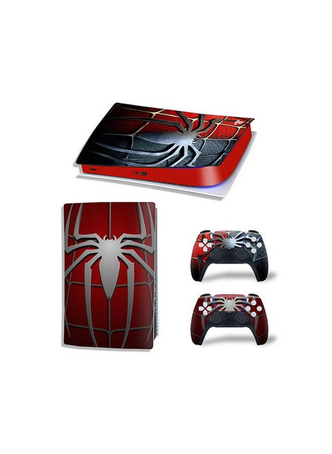 Console And Controller Sticker Set For PlayStation 5 Digital Version Spider Man