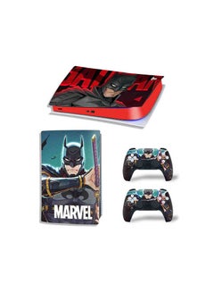 Console And Controller Sticker Set For PlayStation 5 Digital Version Marvel