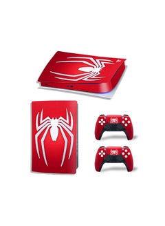 Console And Controller Sticker Set For PlayStation 5 Digital Version Spider Man