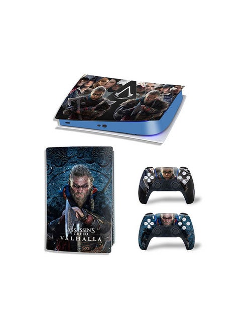 Console And Controller Sticker Set For PlayStation 5 Digital Version Assassin's Creed