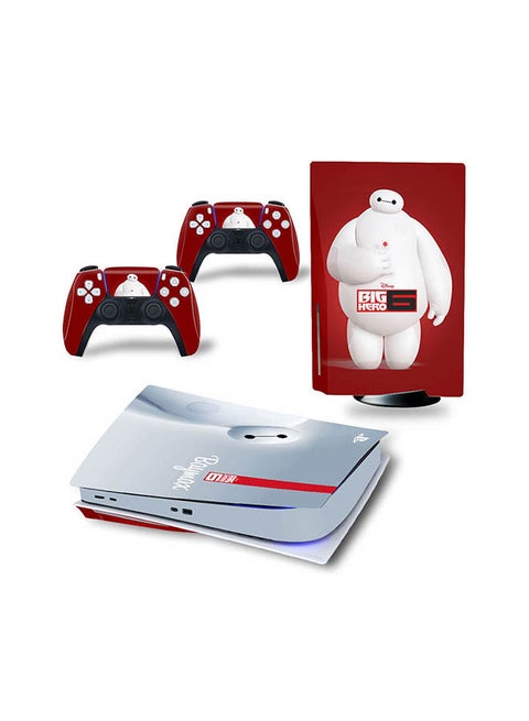 Console And Controller Sticker Set For PlayStation 5 Disc Version Baymax