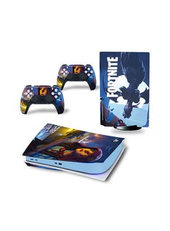 Vinyl Decal Console And Controller Sticker Set For PlayStation 5 Disc Version Fortnite 