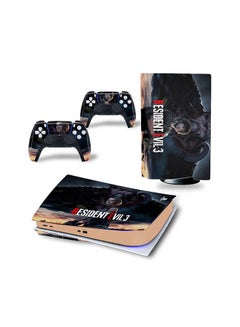 Console And Controller Sticker Set For PlayStation 5 Disc Version Resident Evil