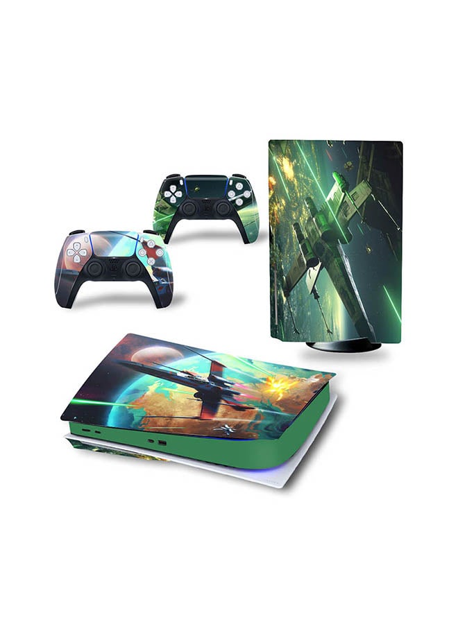 Vinyl Decal Console And Controller Sticker Set For PlayStation 5 Disc Version Star Wars 