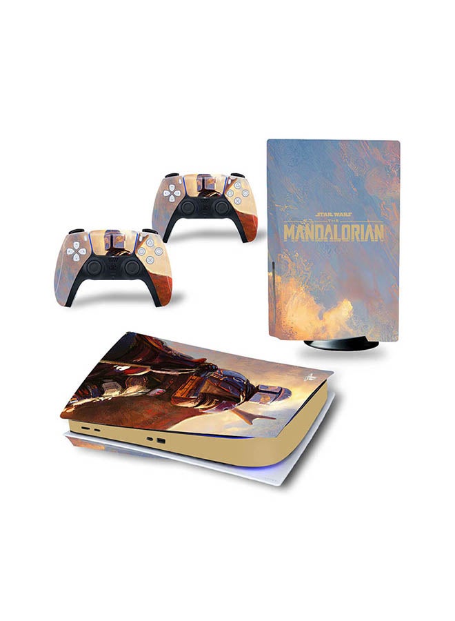 Console And Controller Sticker Set For PlayStation 5 Disc Version Star Wars