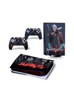 Console And Controller Sticker Set For PlayStation 5 Disc Version Devil May Cry
