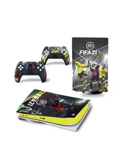 Console And Controller Sticker Set For PlayStation 5 Disc Version FIFA