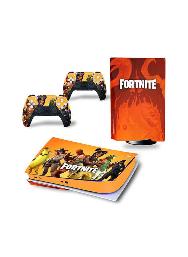 Vinyl Decal Vinyl Decal Console And Controller Sticker Set For Playstation 5 Disc Version Fortnite N47677521A
