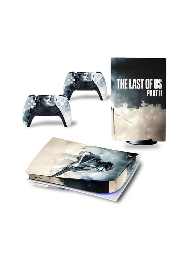 Vinyl Decal - Console And Controller Sticker Set For PlayStation 5 Disc Version The Last of Us - Image 1