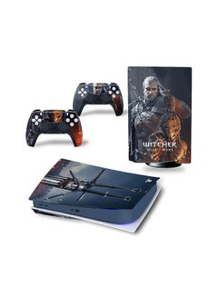 Console And Controller Sticker Set For PlayStation 5 Disc Version Witcher