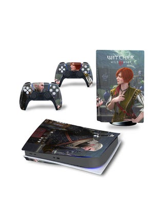 Console And Controller Sticker Set For PlayStation 5 Disc Version Witcher - v1622956405/N47677545A_1