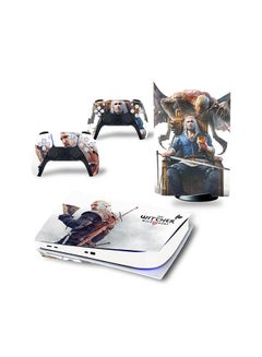 Console And Controller Sticker Set For PlayStation 5 Disc Version Witcher