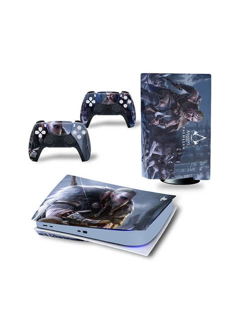 Console And Controller Sticker Set For PlayStation 5 Disc Version Assassin's Creed