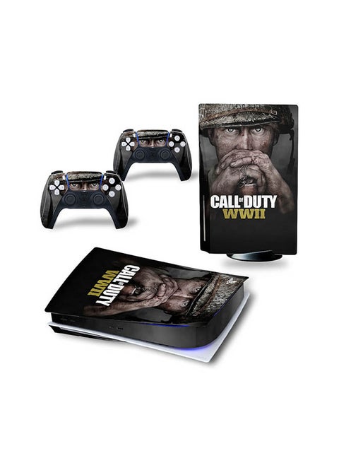 Console And Controller Sticker Set For PlayStation 5 Disc Version Call of Duty
