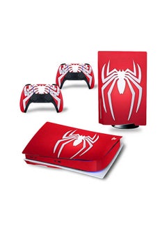 Console And Controller Sticker Set For PlayStation 5 Disc Version Spider Man