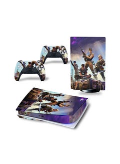 Console And Controller Sticker Set For PlayStation 5 Disc Version Fortnite