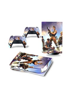 Console And Controller Sticker Set For PlayStation 5 Disc Version Fortnite